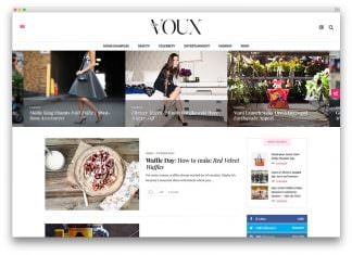 10 Theme WordPress Terbaik Untuk Personal Blogger the voux - theme wordpress terbaik untuk personal blogger