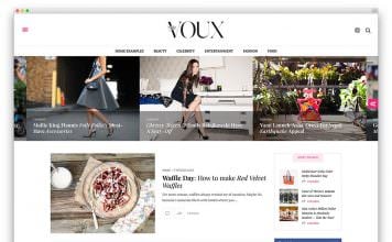 10 Theme WordPress Terbaik Untuk Personal Blogger the voux - theme wordpress terbaik untuk personal blogger