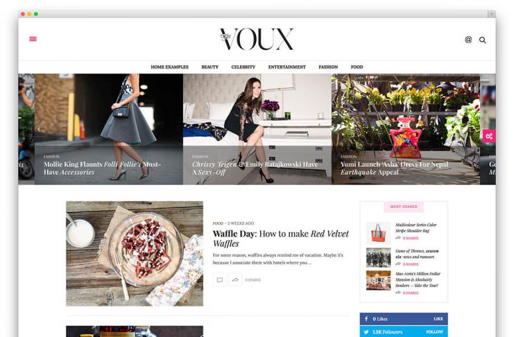 the voux - theme wordpress terbaik untuk personal blogger