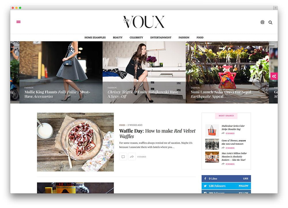 the voux - theme wordpress terbaik untuk personal blogger
