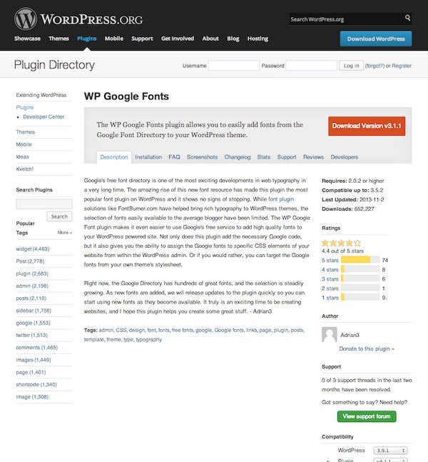 Menggunakan Google Fonts di WordPress