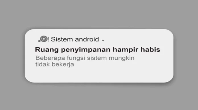Penyebab memori hp penuh dan solusinya