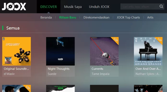 Joox VIP: Dapatkan Akun VIP Joox Selama 35 Hari, Gratis! aplikasi mp3 joox vip